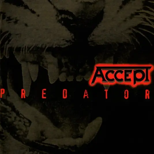 Accept - Predator LP (clear vinyl) limited edition