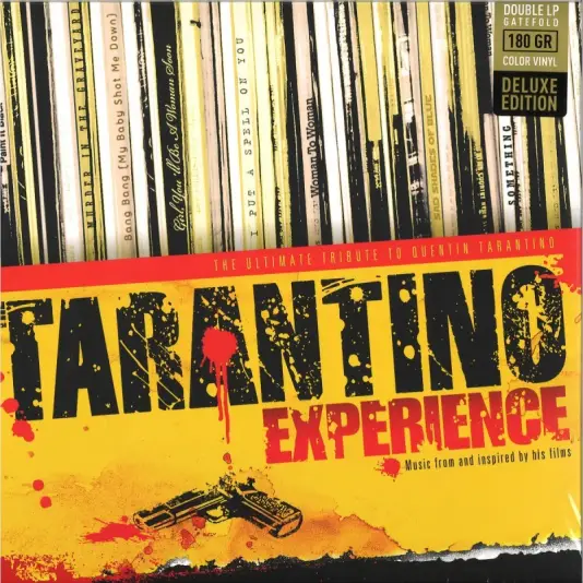 Tarantino Experience, The (various artists) 2LP (red & yellow vinyl) deluxe edition