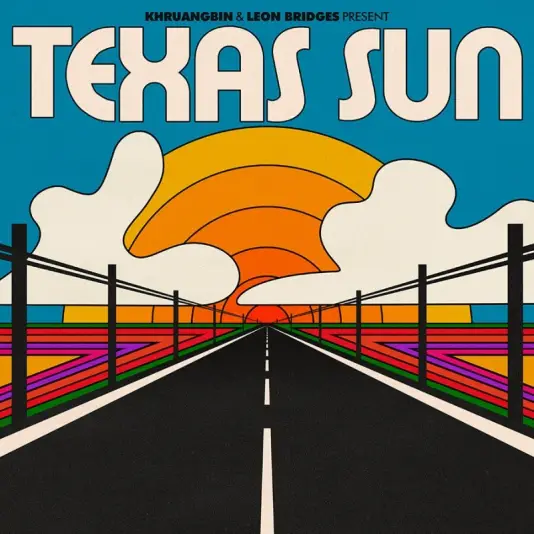 Khruangbin & Leon Bridges - Texas Sun LP (orange translucent vinyl) limited edition