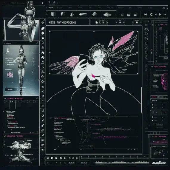 Grimes - Miss Anthropocene LP (pink translucent vinyl) limited edition