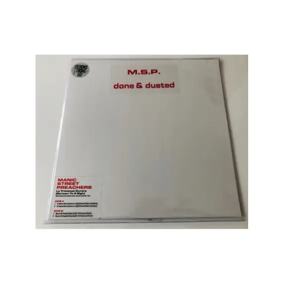 Manic Street Preachers  ‎– Done & Dusted - RSD