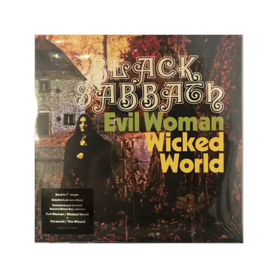 Black Sabbath  ‎– Evil Woman / Wicked World / Paranoid / The Wizard - RSD