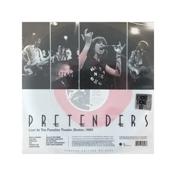 Pretenders  ‎– Live! At The Paradise Theater, Boston, 1980 - RSD