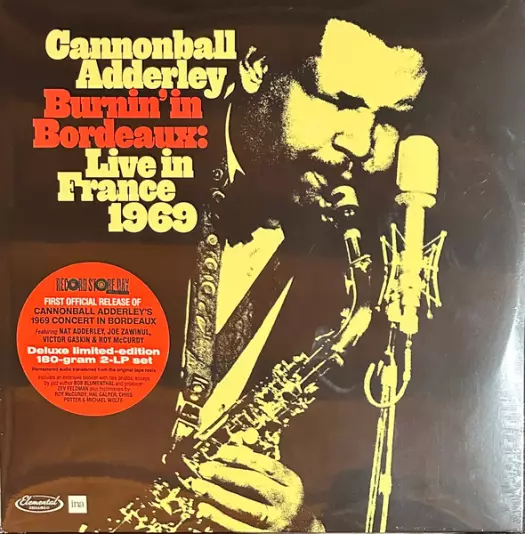 Cannonball Adderley - Burnin in Bordeaux (RSD, Limited, 2 LP) 