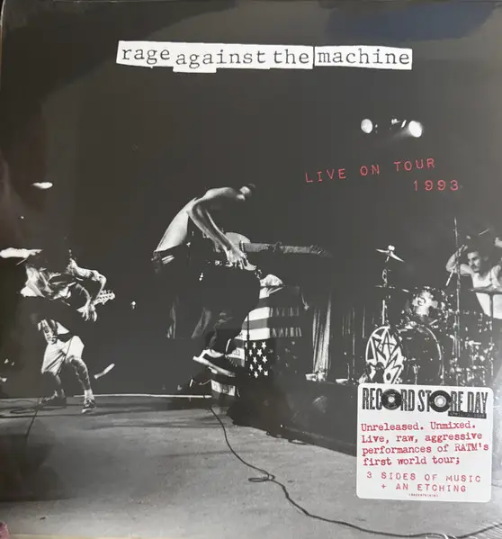 Rage Against the Machine . Live on tour 1993 (RSDay 2025, limited)