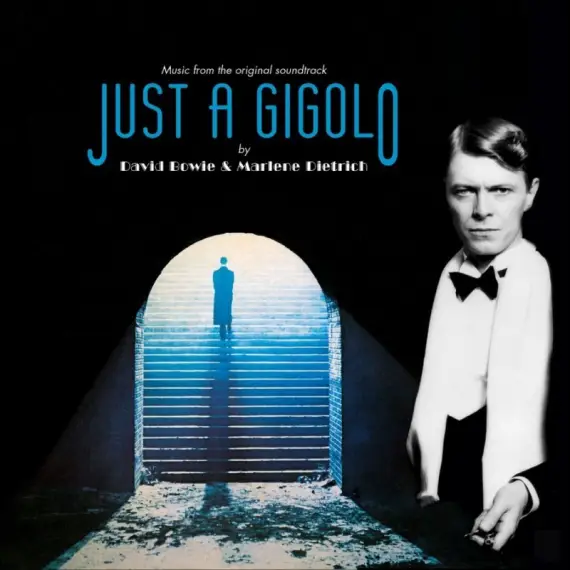 Bowie David & Marlene Dietrich - Just A Gigolo 7" (OST) blue transparent vinyl
