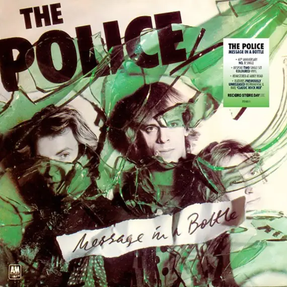Police, The - Message In A Bottle 2 x 7" (transparent green & blue vinyl)