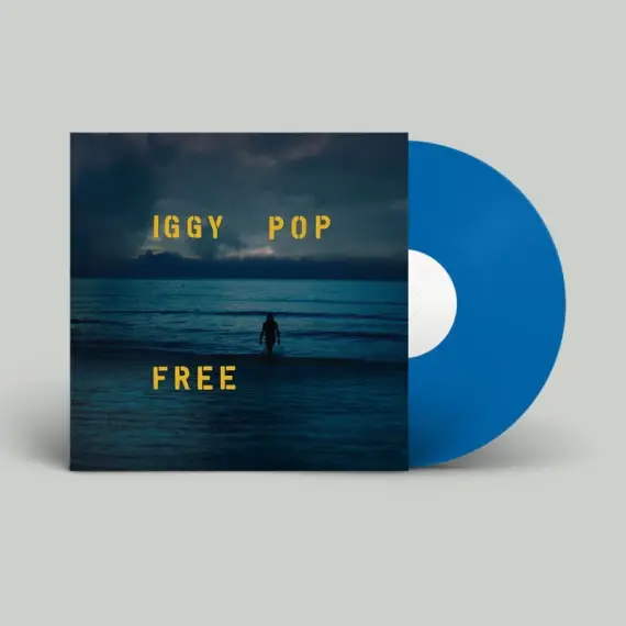 Pop Iggy - Free LP (blue vinyl) limited edition